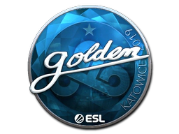 Sticker | Golden (Foil) | Katowice 2019 image