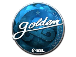 Sticker | Golden (Foil) | Katowice 2019 image