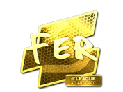 Sticker | fer (Gold) | Atlanta 2017 image