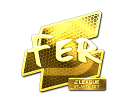 Sticker | fer (Gold) | Atlanta 2017 image