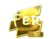 Sticker | fer (Gold) | Atlanta 2017 image