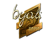 Sticker | byali (Gold) | Boston 2018 image
