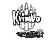 Sticker | Krimbo (Glitter) | Antwerp 2022 image