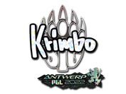 Sticker | Krimbo (Glitter) | Antwerp 2022 image
