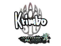 Sticker | Krimbo (Glitter) | Antwerp 2022 image