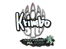 Sticker | Krimbo (Glitter) | Antwerp 2022 image