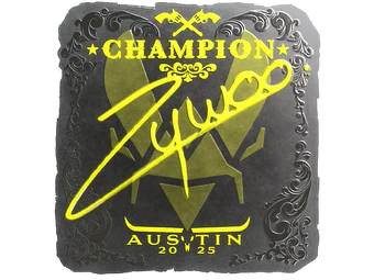 Sticker | ZywOo (Foil, Champion) | Austin 2025 image
