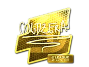 Sticker | coldzera (Gold) | Atlanta 2017 image