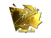 Sticker | Hiko (Gold) | Cologne 2016 image