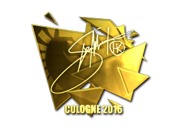 Sticker | Hiko (Gold) | Cologne 2016 image