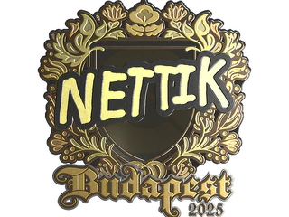 Sticker | nettik (Gold) | Budapest 2025
