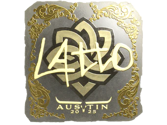 Sticker | latto (Gold) | Austin 2025 image