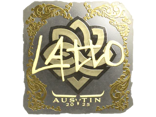 Sticker | latto (Gold) | Austin 2025