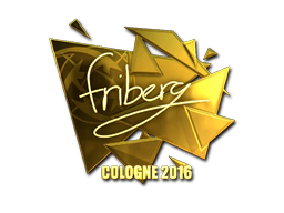 Sticker | friberg (Gold) | Cologne 2016 image