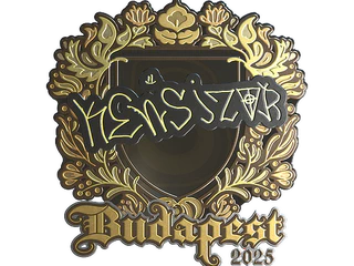 Sticker | kensizor (Gold) | Budapest 2025