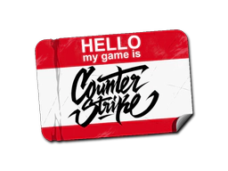 Sticker | Hi, My Game Is image