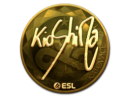 Sticker | kioShiMa (Gold) | Katowice 2019 image