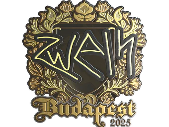 Sticker | zweih (Gold) | Budapest 2025 image
