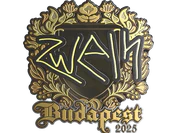 Sticker | zweih (Gold) | Budapest 2025 image