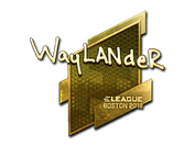 Sticker | wayLander (Gold) | Boston 2018 image