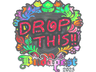 Sticker | drop (Holo) | Budapest 2025
