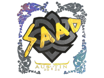 Sticker | saadzin (Holo) | Austin 2025 image