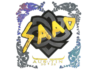Sticker | saadzin (Holo) | Austin 2025