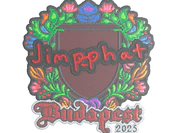 Sticker | Jimpphat (Embroidered) | Budapest 2025 image