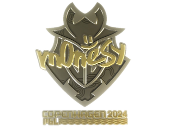 Sticker | m0NESY (Gold) | Copenhagen 2024 image