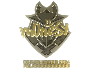 Sticker | m0NESY (Gold) | Copenhagen 2024