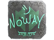 Sticker | noway (Foil) | Austin 2025 image