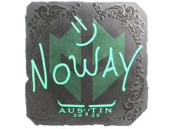 Sticker | noway (Foil) | Austin 2025 image