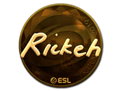 Sticker | Rickeh (Gold) | Katowice 2019 image