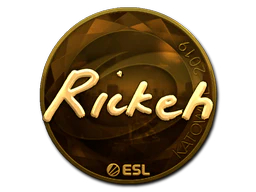 Sticker | Rickeh (Gold) | Katowice 2019 image