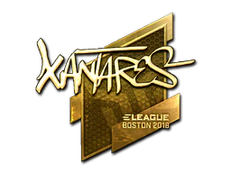 Sticker | XANTARES (Gold) | Boston 2018 image