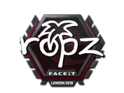 Sticker | ropz | London 2018 image