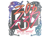 Sticker | zorte (Holo) | Austin 2025 image