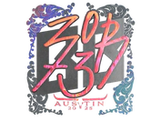 Sticker | zorte (Holo) | Austin 2025 image