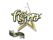 Sticker | floppy (Gold) | Paris 2023 image