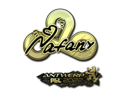 Sticker | nafany (Gold) | Antwerp 2022 image