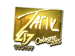 Sticker | tarik (Gold) | Cologne 2015 image