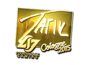 Sticker | tarik (Gold) | Cologne 2015 image