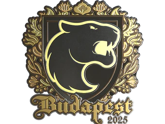 Sticker | FURIA (Gold) | Budapest 2025 image