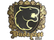 Sticker | FURIA (Gold) | Budapest 2025 image
