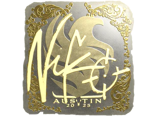 Sticker | NiKo (Gold) | Austin 2025