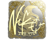 Sticker | NiKo (Gold) | Austin 2025 image