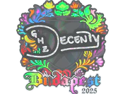 Sticker | decenty (Holo) | Budapest 2025 image