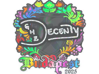 Sticker | decenty (Holo) | Budapest 2025 image