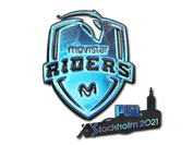 Sticker | Movistar Riders (Holo) | Stockholm 2021 image