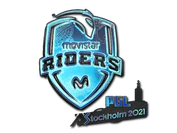 Sticker | Movistar Riders (Holo) | Stockholm 2021 image